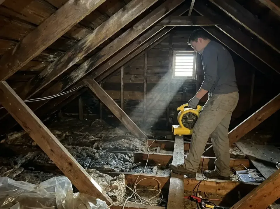 attic-water-damage-drying-proc-007 — frequently asked questions, Emergency Water Extraction & 24/7 Flood Response in Bartlet…